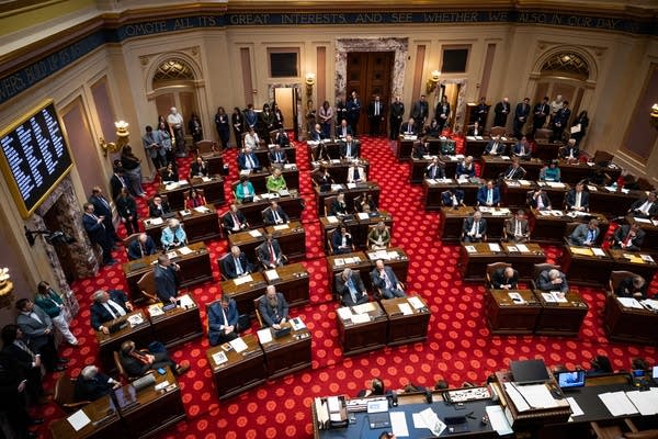 The Minnesota Senate chambers