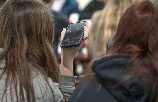 Cell phones banned at school