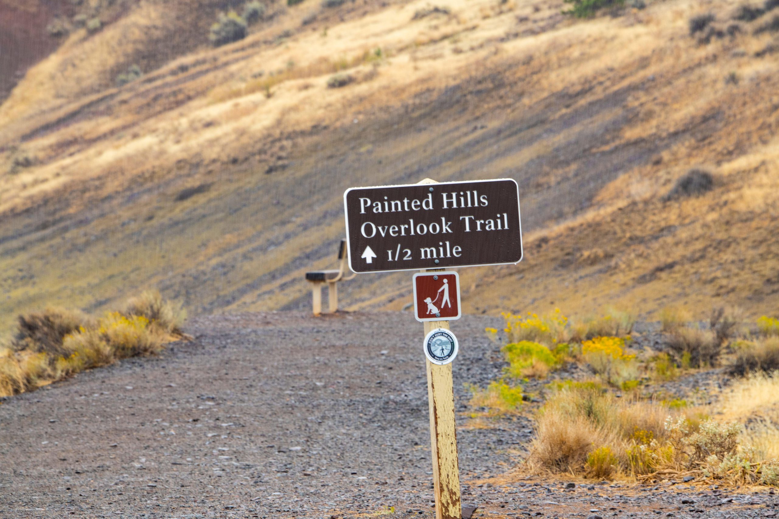 Painted Hills Overlook Trail Sign