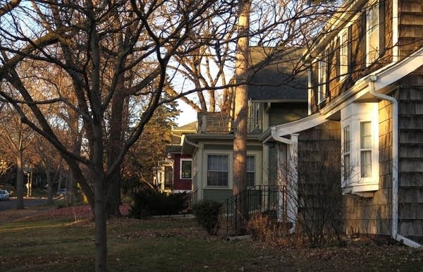 Houses on a street
