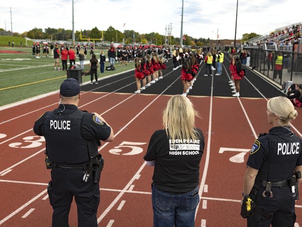 Eden Prairie High School football homecoming game